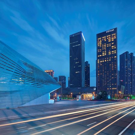 Hotel Hilton Dalian Exterior foto