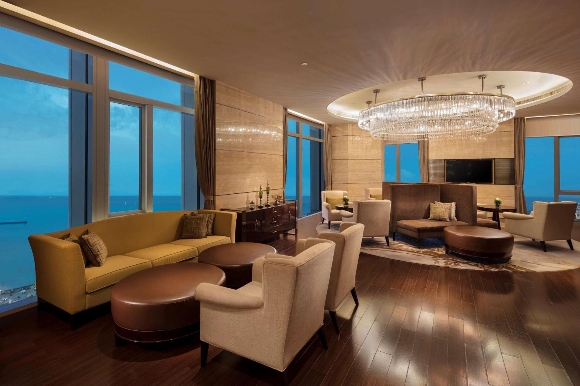 Hotel Hilton Dalian Exterior foto