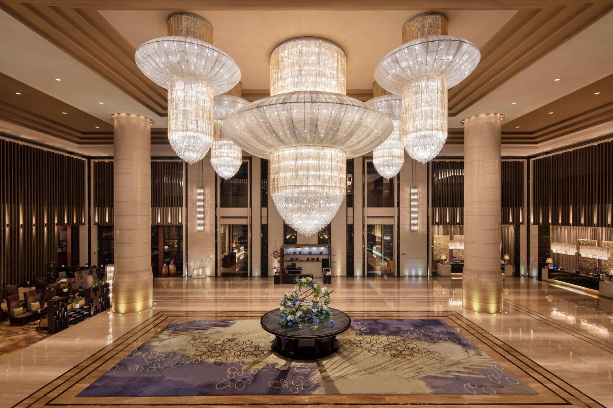 Hotel Hilton Dalian Exterior foto